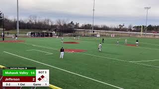 Baseball Mohawk Valley Hawks vs Jefferson Cannoneers Game 1 [upl. by Bainbrudge]