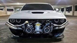 Amazing Twin Turbo Car Sound Dyno Pull 2 Step Burnout [upl. by Asik959]