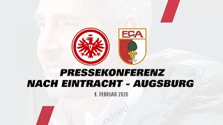 quotDer beste Rückrundenstart seit 1970quot  Pressekonferenz nach Eintracht Frankfurt  FC Augsburg [upl. by Euqinahc]