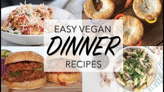 THE BEST VEGAN DINNER RECIPES  10 Vegan Dinner Ideas  The Edgy Veg [upl. by Kcirrad343]