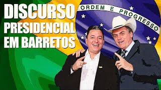 Presidente Jair Bolsonaro Barretos 2022  Cuiabanno Lima [upl. by Sudnac]