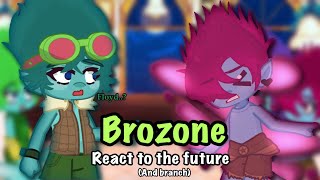 Past Brozone react to future them • trollsbandtogether gachalife2 [upl. by Wanfried]