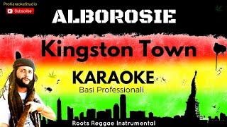 KINGSTON TOWN Alborosie BASE KARAOKE Professionale  CORI e TESTO Hd [upl. by Arlette656]