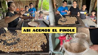 ATOLE DE PINOLE DE MAIZ TOSTADO AL ESTILO LOS RANCHERITOS DE SINALOA [upl. by Agon66]