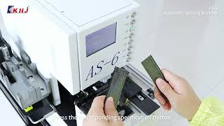 The splicing machine can meet the needs of splicing 8mm to 56mm carrier tapes [upl. by Ainehta]