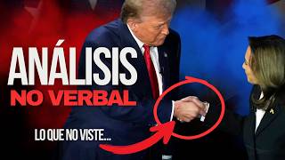 Análisis NO VERBAL TRUMP vs KAMALA HARRIS [upl. by Nnaj485]