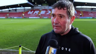 Nigel Clough on Wrexham loss [upl. by Dnaltroc596]