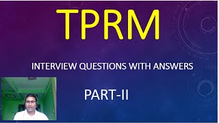 TOP INTERVIEW QUESTIONS WITH ANSWERS  TPRM freshers tprm rajbir vendor interviewquestions [upl. by Kcub]