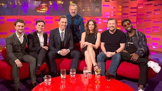 The Graham Norton Show S20E18  Tom Hiddleston Ruth Ricky Gervais Daniel Radcliffe Tinie Tempah [upl. by Holleran]