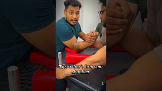 Lossing in arm wrestling Dont do these mistakes ❌ armwrestling armwrestlingtips [upl. by Golightly]