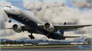 FLIGHT SIMULATOR 2020  LISBOA ✈ AMESTERDÃO com PMDG B777300 [upl. by Storer]