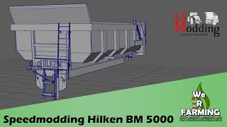 FS19 Speedmodding  Hilken BM 5000  Autodesk Maya  LSModding  weRfarming [upl. by Ennire]