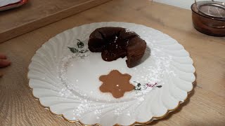 fondant au chocolat coeur coulant [upl. by Allebara]