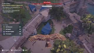 Assassins Creed Odyssey Find Destroy the First Athenian Supplies in Megaris [upl. by Solakcin]