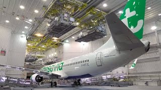 Avions Transavia  comment les boeing de notre flotte sontils assemblés [upl. by Bolling154]