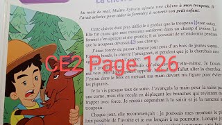 CE2  Lecture  La chèvre indocile page 126  Le trésor des mots [upl. by Malinda]