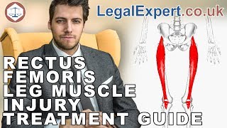 Rectus Femoris Leg Muscle Injury Treatment Guide  2019  UK [upl. by Naaitsirhc130]