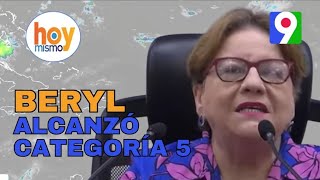 ¡Alerta Máxima Huracán Beryl alcanzó categoría 5  Hoy Mismo [upl. by Nolos398]