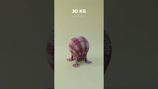 Satisfying Cloth Simulation 1 KG Vs 1000 KG In blender [upl. by Burne]