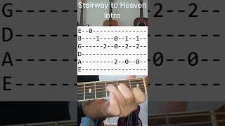 Stairway to Heaven Intro Guitar Lesson  Led Zeppelin guitarlesson guitar stairwaytoheaven [upl. by Carlota]