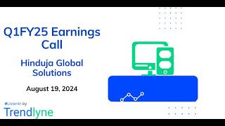 Hinduja Global Solutions Earnings Call for Q1FY25 [upl. by Josiah]