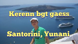 Kapal Pesiar Aida berada di Santorini Yunani [upl. by Hesky]