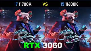 i7 11700K vs i5 11600K  RTX 3060  Gaming Comparisons [upl. by Romeyn]