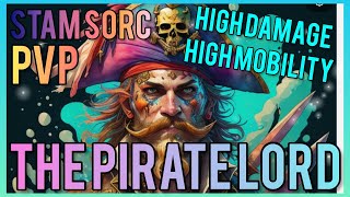 ESO Stam Sorc PVP Build THE PIRATE LORD Necrom 2023 [upl. by Johppa956]