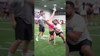 Weber State Cheer Clinic Shorts Cheer Stunt [upl. by Assetniuq171]