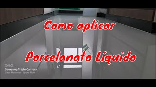 Como fazer Porcelanato Líquido dicas para uma aplicação PERFEITA [upl. by Hank687]