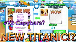 Trading Montage 3 OFERRING EDITION  🔥 NEW TITANIC SCARY CAT❗️🔥  Pet Simulator X  Roblox [upl. by Ennairol]