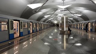 Московский метрополитен Moskovsky Metropoliten Moscow Metro [upl. by Ohce]