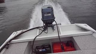 Yamaha 40 on 16 Jon boat [upl. by Siouxie]