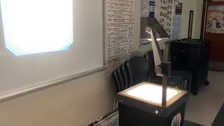 Diffraction Demo with Overhead Projector [upl. by Ricker861]