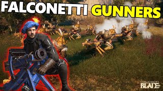 Prepare The CANNONS  Conquerors Blade  Falconetti Gunners [upl. by Eatnuahc127]