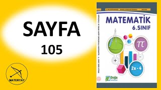 6sınıf MATEMATİK KİTABI DOĞA YAYINCILIK sayfa 105 [upl. by Vernier]