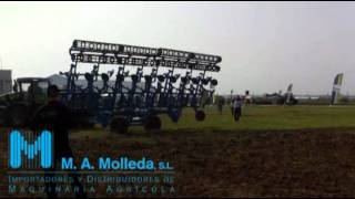 MAMolleda Demostración Lemken en la presentación mundial de Same DeutzFahr [upl. by Makell]