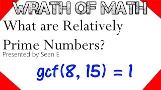 Greatest Common Divisor Coprime coprime Numbers Math Tutorial Arithmetic 8 [upl. by Brentt165]