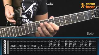 Fade to Black  Metallica  Parte 33  Como Tocar no TV CIFRAS [upl. by Sofko]