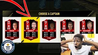 WORLDS FIRST YOUTUBER 192 REAL LIFE FUT DRAFT [upl. by Adym]