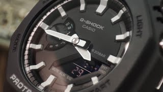 HOW TO CHANGE  ADJUST  SET TIME AND DATE CASIO GA21001AER [upl. by Abehsat163]