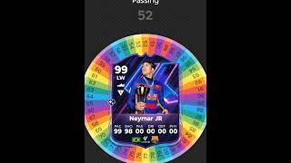 I Respun NEYMAR JR FC 25 Card at BARCELONA fifa spinner soccer football [upl. by Collen]