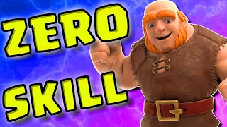 NO SKILL Giant Graveyard is BACK  Clash Royale [upl. by Aldredge]