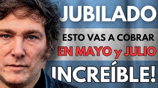 🛑 AUMENTO INESPERADO en MAYO y JULIO❗️¿Habrá BONO 🍀 JUBILADOS ANSES PNC PUAM JAVIER MILEI [upl. by Suhcnip]