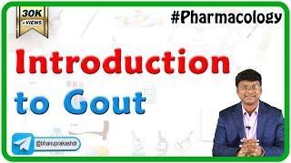 1 Introduction to Gout  Neet PG  Fmge Pharmacology [upl. by Akimrehs]