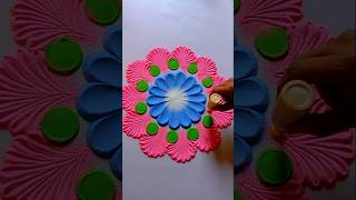 Small amp easy rangoli for diwali  new design rangoli [upl. by Gen]