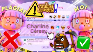 ON M’A PLAGIÉ dans ANIMAL CROSSING NEW HORIZONS  😡 [upl. by Woodring]