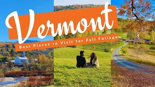 Best places to visit in Vermont New England for fall foliage in 2024 [upl. by Onaled]