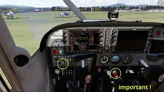 Cessna 172 NG DIGITAL by Airfoillabs My quick start [upl. by Arikaahs440]