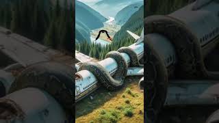 quotAbandoned Plane in the Mountainsquot Wrapped in a Giant Snake shorts snake mountains IlusiChannel [upl. by Lissie]